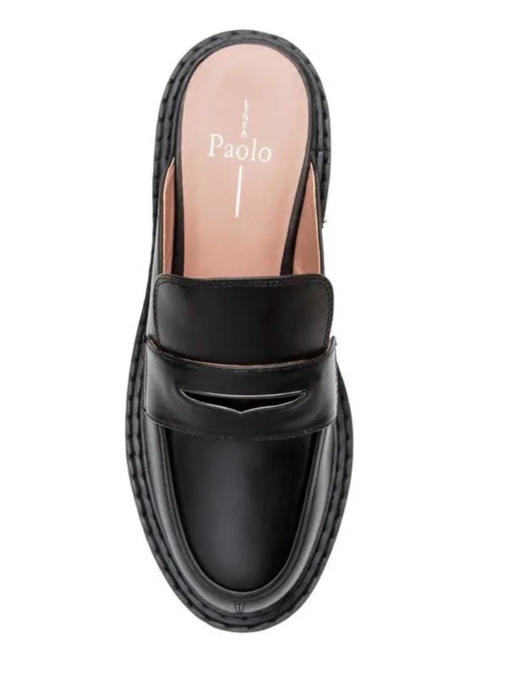 Paolo Elie Platform Loafer - Black